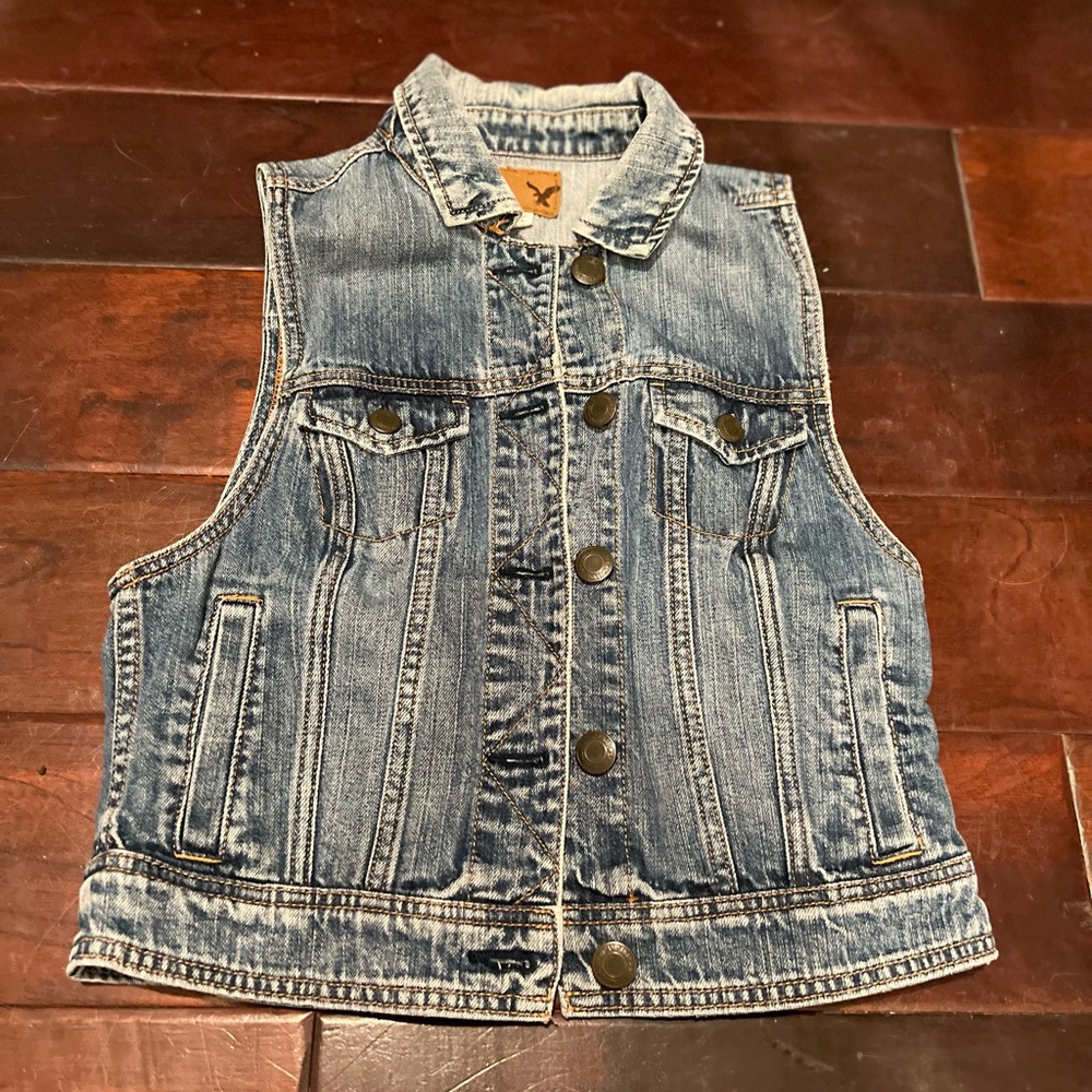 American Eagle Outfitters Denim Vest